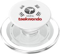 Taekwondo Retro Korea Flag Martial Arts Vintage Design PopSockets PopGrip for MagSafe