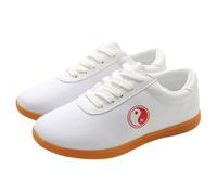 Taekwondo Shoes,Qigong Trainers,Traditional Martial Arts Sneakers,Kung Fu Wing Chun Shoes,Martial Art Traditional Wing Chun Slipper,Breathable,for Taekwondo,Boxing,Karate,Wing Chun White