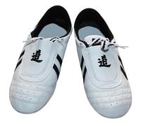 Taekwondo Shoes Training with Soft Soles for Men - for Beginners to Learn Adult Taekwondo Shoes Martial Arts Shoes Breathable Muay Thai Shoes Wide Toe Comfortable Fit Shoes Size 1-10 UK White