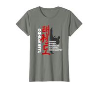 Taekwondo Tenets T-Shirt - Martial Arts Graphic Tee T-Shirt
