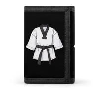 Taekwondo Uniform Men's Trifold Wallet Slim | Card Cash Holder Fashion Stylish Polyester