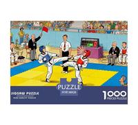 Taekwondo Wooden Jigsaw Puzzle Waterproof 1000 Piece Puzzles for Adults Challenging And Brainteasing Educational Games