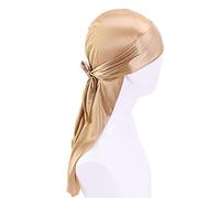 Taelor Boutique Silky Durags | Upgrade Your Style and Comfort with our Soft and Durable Premium Silk Durags | Perfect for 360 Waves, Dreadlocks and Curls | Promotes Hair Growth - Silk Durag (Gold)