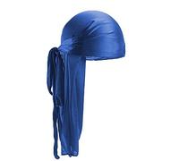 Taelor Boutique Silky Durags | Upgrade Your Style and Comfort with our Soft and Durable Premium Silk Durags | Perfect for 360 Waves, Dreadlocks and Curls | Silk Durag (Blue)