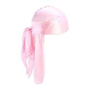 Taelor Boutique Silky Durags | Upgrade Your Style and Comfort with our Soft and Durable Premium Silk Durags | Perfect for 360 Waves, Dreadlocks and Curls | Promotes Hair Growth - Silk Durag (Pink)