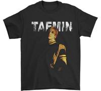 Taemin Men's T-Shirt Black Unisex Black XL