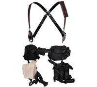 Taeyue Ken-nedy Belt and Gun Bag Adult Halloween Cosplay Costume Outfits Accessory Set (Belt + Strap, L)