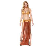 Taeyue Princess Slave Costume Cosplay Dress The Figure Cosplay Bikini Suit Sexy for Theme Party Halloween Carnival Outfits for Women, 3XL