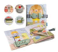 My First Busy Book. Baby Activity Book, Soft Cloth Touch & Feel Book for Toddlers. Montessori Busy Board. Early Learning