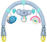 Taf Toys Koala Daydream Pram Arch. Flexible Activity Arch with 3 Hanging Sensory Toys including Koala Ring Rattle, Large Clips for Cots, Strollers and Car Seats. Suitable for Boys & Girls from Birth