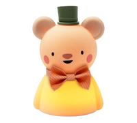 Taf Toys Little Bear Night Light - Soft Silicone Rechargeable Baby Lamp with Three Brightness Settings | USB Rechargeable Toddler Sleep Aid | Portable Nursery Light for Babies, Infants & Children 0m+