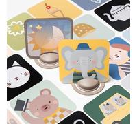 Taf Toys My 1st Flash Cards. Black & White High Contrast Baby Cards 6m+ | Cognitive Growth, Tummy Time & Visual Development 40 images. Infants 0-6 Months,