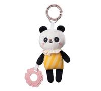 Taf Toys Pamela Plush Activity Soft Toy - Baby Sensory Cuddly Toy with Rattles, Crinkles, Textures & Teether - Developmental Toy for Infants from Birth - Boys & Girls Newborn Gift