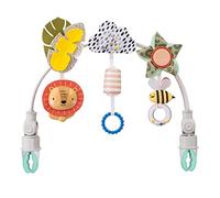 Savannah Baby Pram Arch. Activity Travel Arch with 3 Sensory Hanging Toys. Toy Bar Fits Strollers & Car Seats. Large Adjustable Clips. Foldable.