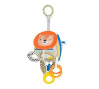 Taf Toys Savannah Discovery Cube Sensory Baby Toy. Includes Teether, Baby Safe Mirror, Padded Handle, Chime Bell. Attach to Cot or Pram. 0 month +