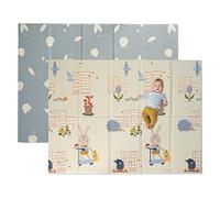 Taf Toys TAF13085 Urban Garden Extra-Large Cushioned Folded Play 200 x 150cm Baby Mat for Floor. Foldable Babies & Toddlers. Water Resistant Foam Playmat with Travel Bag. 0 Months +