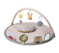 Taf Toys Tummy Time Activity Gym - Plush Padded Mat with Arch & Support Pillow, Includes 4 Sensory Toys - Developmental Play Gym for Newborns & Infants from Birth