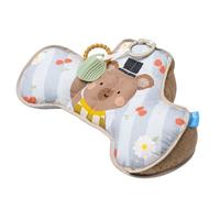 Taf Toys Tummy Time Bear Support Pillow Developmental Super Soft Nursery Support Pillow. Includes Detachable Teether and Sensory Toy Suitable for Newborn Baby Boys & Girls from Birth. 0 Months +