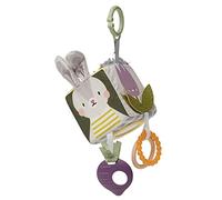 Taf Toys Urban Garden Activity Cube Sensory Baby Hanging Toy. Includes Teether, Baby Safe Mirror, Padded Handle, Chime Bell. Clips on Cot, Pram or Car Seat. Suitable for Boys & Girls 0 month +