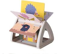 Taf Toys Urban Garden Tummy Time Spinning Book. Double-sided Monochrome Black & White and Colourful Picture Baby Book. Suitable for Boys & Girls 0 months +