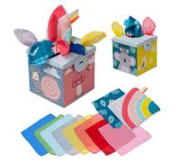 Taf Toys Wonder Baby Tissue Box Toy for Infants & Toddlers. Baby Sensory Box. Tu