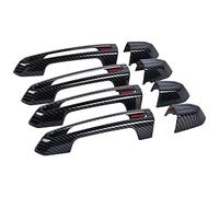 TAFASVCVMK InsideInner Door Handles for Cadillac CT6 ATS XTS XT4 XT5 XT6 Car 8 Pcs Carbon Fiber Look Door Handle Cover Cap Trim Set Styling Accessories Exterior