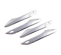 TAFASVCVMK InsideInner Door Handles for Lexus NX200t NX300 NX300h 2015-2021 4Pcs Car Chrome Silver Door Handle Cover Trim ABS Plastic Fit