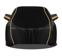 TaFblid Hatchback Car Cover for Kia Rio 3-door 2011-2015,Waterproof Car Covers for Outside Storage with Storage Bag Zipper Right,Winter Snow Cover Garage Frost Resistance (Black)