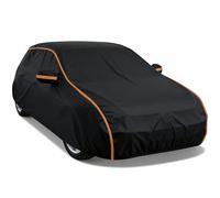 TaFblid Waterproof Car Cover for Mazda 2 2019-2026 Hatchback,Custom Fit Outdoor Car Cover with Driver Side Zipper,All Weather Protection Rain Dust Sun UV (Black)