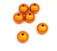taffbeads 15pcs 12mm 3D Illusion Miracle Acrylic Beads for DIY Craft and Jewellery Making (Orange)