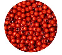 taffbeads 4mm Round 3D Illusion Miracle Acrylic Beads 100pcs / Bag for DIY Craft and Necklace Bracelet Jewellery Making (Red)