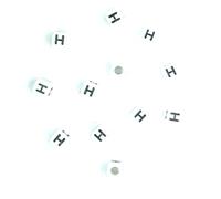 taffbeads 50pcs 8mm White Cube A-Z Single Letters Acrylic Alphabet Beads for Personalised Beading DIY Craft or Jewellery Making (H)