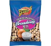 Taffel Broadway Nuts - Sourcream & Onion Coated Peanuts - Original - Finnish - Snacks - Bag 150g