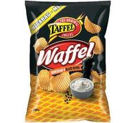 Taffel Waffel sour cream & black pepper flavored chips 1 Pack of 325g 11.5oz