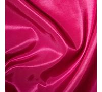 Taffeta Metallic Silk Satin Dress Fabric Material - Cerise, 1Mtr - 140cm x 100cm