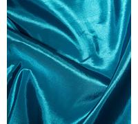 Taffeta Metallic Silk Satin Dress Fabric Material - Turquoise, 1Mtr - 140cm x 100cm