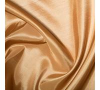 Taffeta Metallic Silk Satin Dress Fabric Material - Wheat, Precut - 1Mtr - 140cm x 100cm
