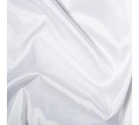 Taffeta Metallic Silk Satin Dress Fabric Material - White, 5Mtr - 500cm x 140cm