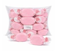 Taffy Town Bubblegum Salt Water Taffy 150g | Soft & Chewy American Candy | Individually Wrapped Sweets | Gourmet Whipped Taffy | Gift & Party Bag Treat