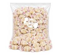 Taffy Town - Butterscotch 2.5lb/1.13Kg Bulk Bag x 1 | USA salt water taffy. Soft, chewy and individually wrapped. Perfect for pick & mix. Nut free, gluten free and Halal compliant