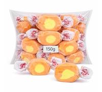Taffy Town Mango Salt Water Taffy 150g | Soft & Chewy American Candy | Individually Wrapped Sweets | Gourmet Whipped Taffy | Gift & Party Bag Treat