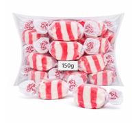 Taffy Town Peppermint Salt Water Taffy 150g | Soft & Chewy American Candy | Individually Wrapped Sweets | Gourmet Whipped Taffy | Gift & Party Bag Treat