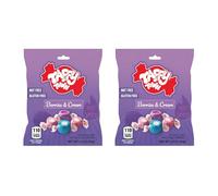 Taffy Town Saltwater Taffy - 2-Pack Assorted Flavours (Classic, Tropical Fruit, Berries & Cream) - Nut Free, Gluten Free, 99g Bags, USA (2x99g, Berries & Cream)