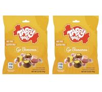 Taffy Town Saltwater Taffy - 2-Pack Assorted Flavours (Classic, Tropical Fruit, Berries & Cream) - Nut Free, Gluten Free, 99g Bags, USA (2x99g, Go Bananas!)