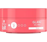 TAFT Gel Wax Radiant Shine with Hold Level 2 (75 ml), Styling Wax for a Shiny Finish, Hair Wax Lasts up to 24 Hours, Easy to Spread & Easy to Wash Out