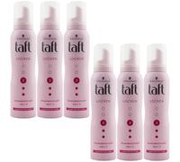 Taft Mousse Hair Spray Curls 6 X 150Ml Hold Level 3 - Long Lasting Curls