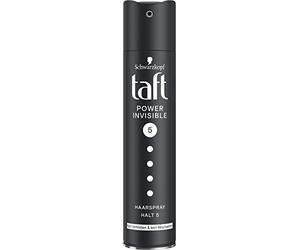 TAFT Power Invisible Hairspray No Gluing & No Weighing Hold 5, 250 ml