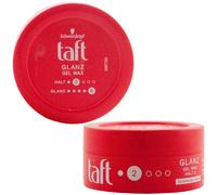 Taft Shine Gel Wax 1 x 75ml Hold: 2 Shine: 5 for radiant shine Hair Wax