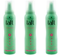 taft Styling Mousse VOLUME 3 x 150ml Hold Level 4 for Fine Hair