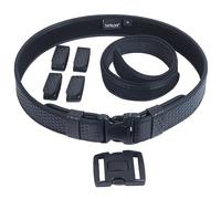 TAFTACFR Duty Belt for Law Enforcement Utility Security Military Police 2.25" Tactical Patrol Belt Set, Basketweave, XL(44"-50")
